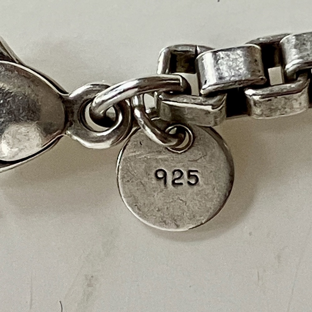 Tiffany Sterling Silver 7" Chainbox Bracelet w/ Original Box & Bag - Picture 4 of 6